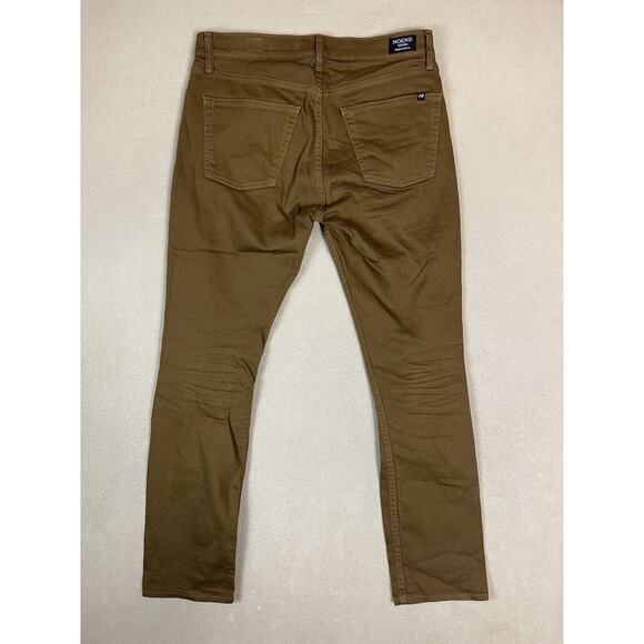 Noend Jeans Mens 31 Brown Brooklyn Slim Fit Stretch Mid Rise 5‎ Pocket Denim - Picture 15 of 16